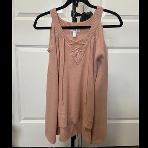 Open shoulder sweater- SM